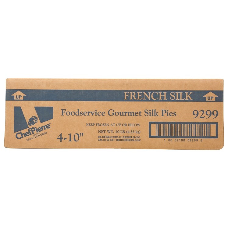 CHEF PIERRE FRENCH SILK PIE UNSLICED THAW FROZEN