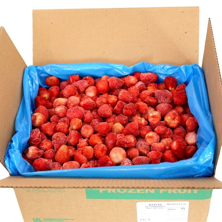 HARVEST VALUE WHOLE & PIECES IQF STRAWBERRY FROZEN