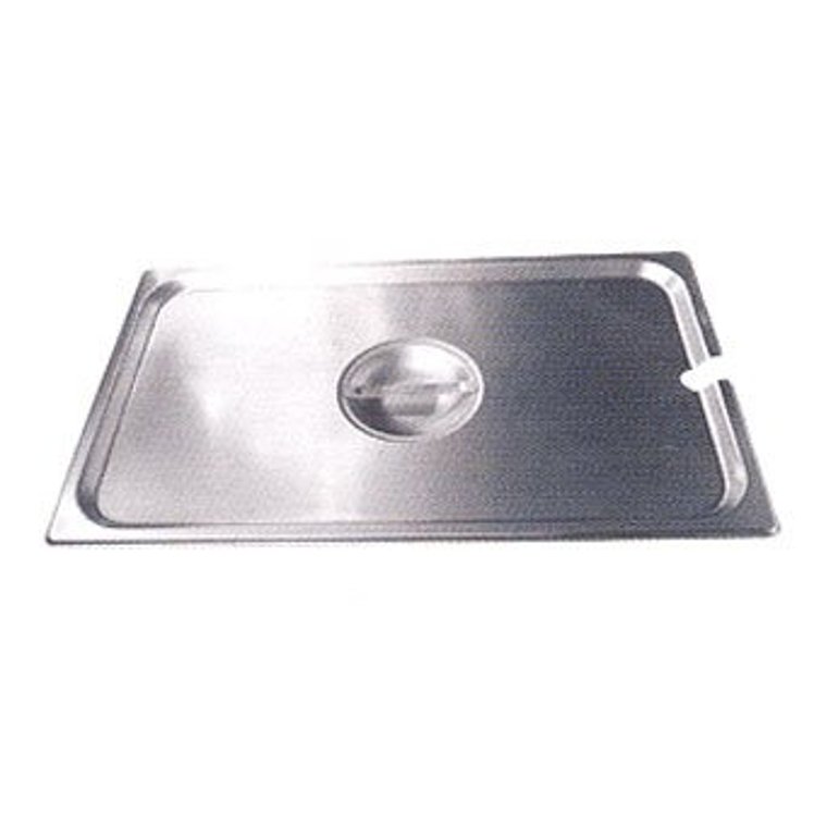 STEAM PAN COVER STAINLESS STEEL SLOT THIRD SIZE
