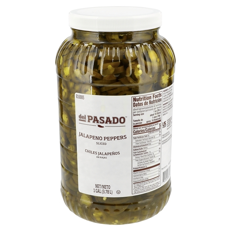 DEL PASADO PEPPER, JALAPENO SLICED NACHO HOT
