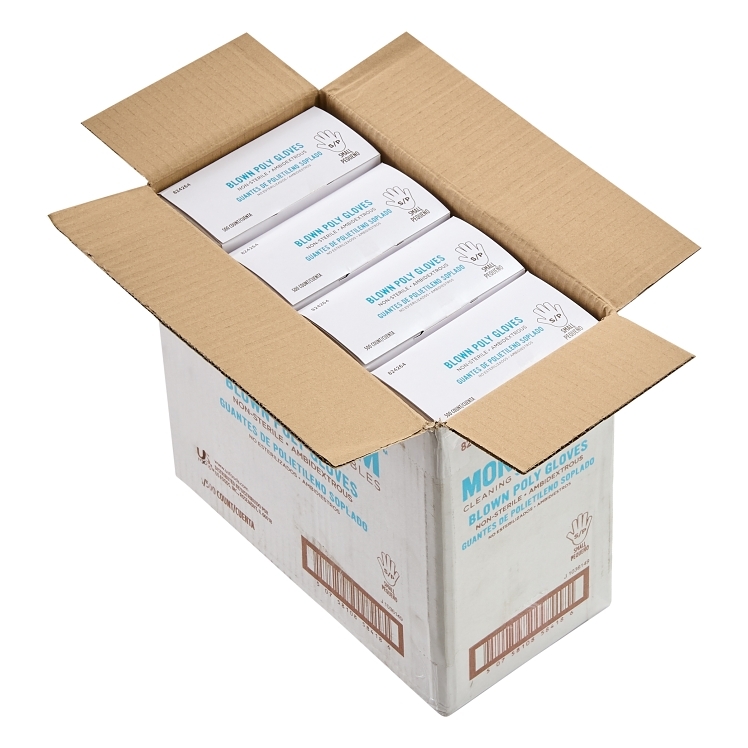 MONOGRAM BLOWN POLY GLOVES SMALL