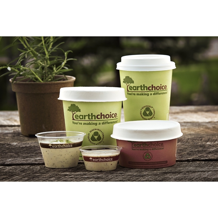 PACTIV EARTHCHOICE PORTION CUP 3.25 OZ COMPOSTABLE