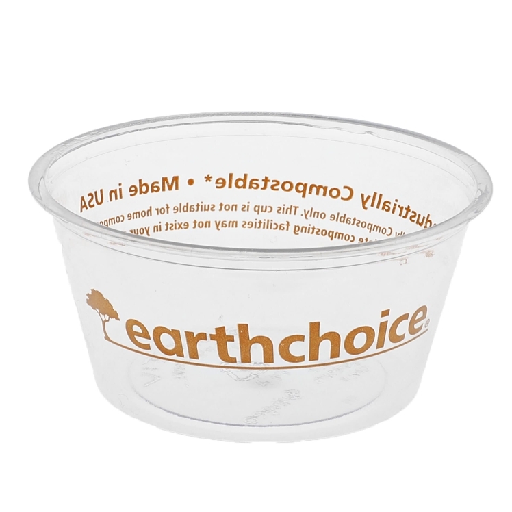 PACTIV EARTHCHOICE PORTION CUP 3.25 OZ COMPOSTABLE