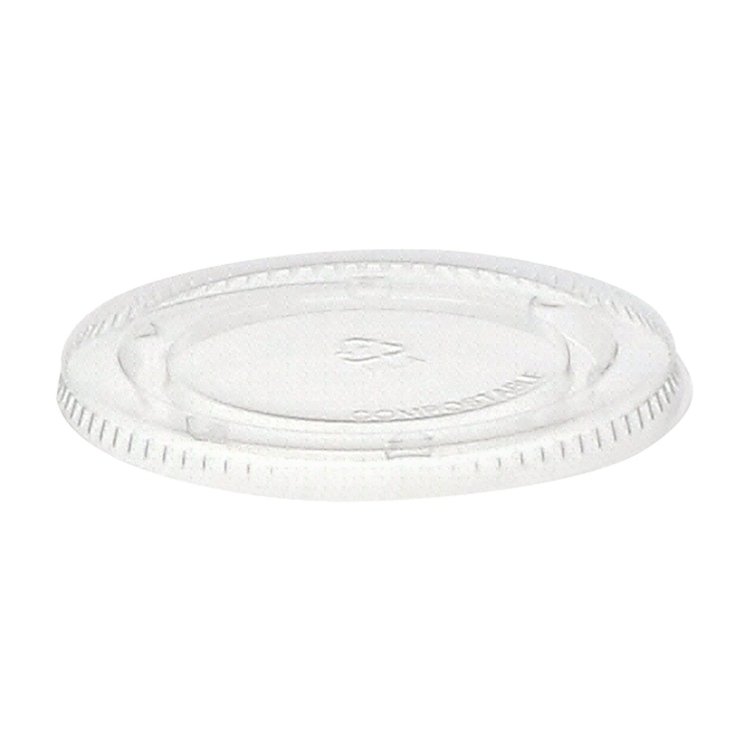 PACTIV EARTHCHOICE PORTION CUP LID FOR 3-4 OZ PLA