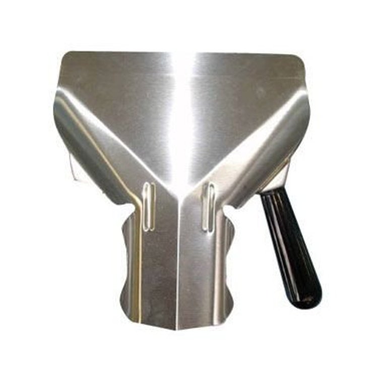 D.W.L. Industries/Winco French-Fry Scoop 9x8x2 Stainless Steel Right Handle