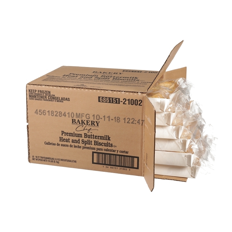 BAKERY CHEF BUTTERMILK BISCUITS EASY SPLIT 3.5 INCH