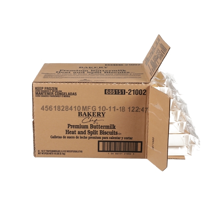 BAKERY CHEF BUTTERMILK BISCUITS EASY SPLIT 3.5 INCH