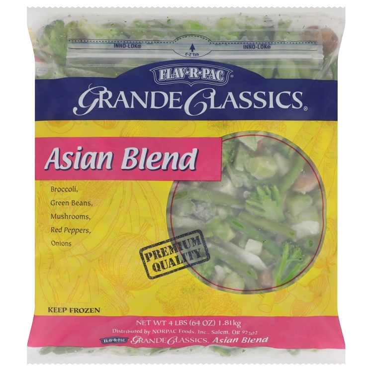 FLAV-R-PAC GRANDE CLASSICS ASIAN BLEND VEGETABLES