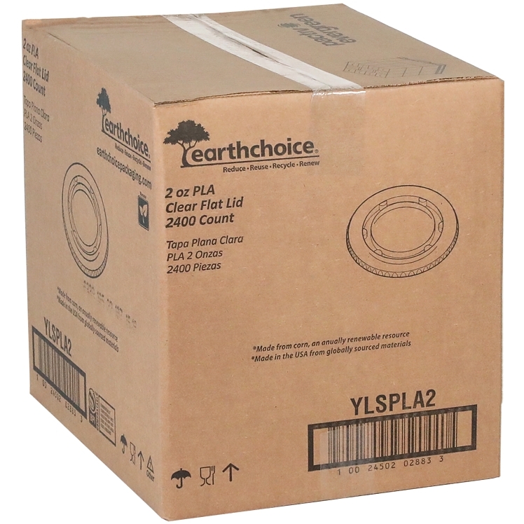 PACTIV EARTHCHOICE PORTION CUP LID FOR 2 OZ PLA