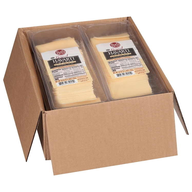ROTH KASE SLICED CHEESE HAVARTI