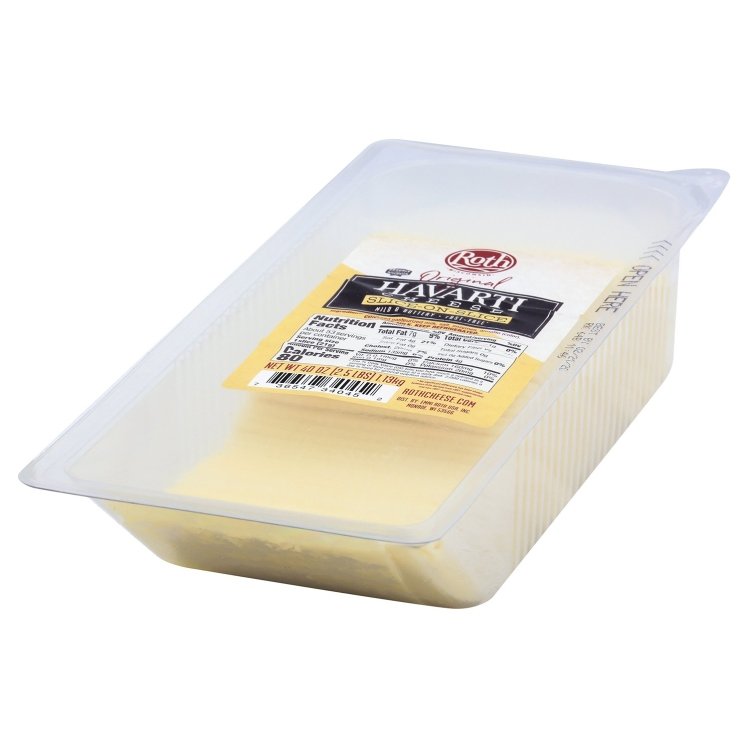 ROTH KASE SLICED CHEESE HAVARTI
