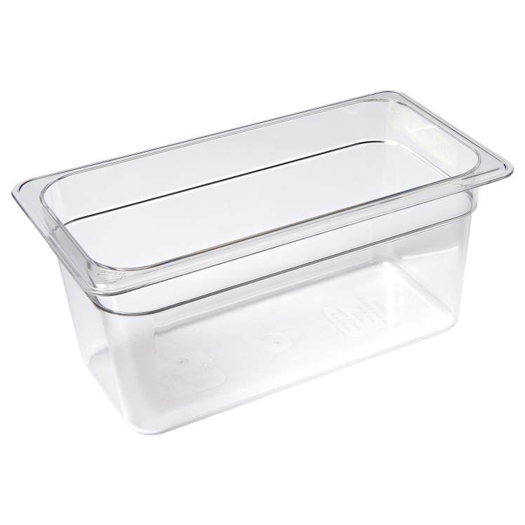 CAMBRO CLEAR THIRD SIZE 6 INCH DEEP FOOD PAN