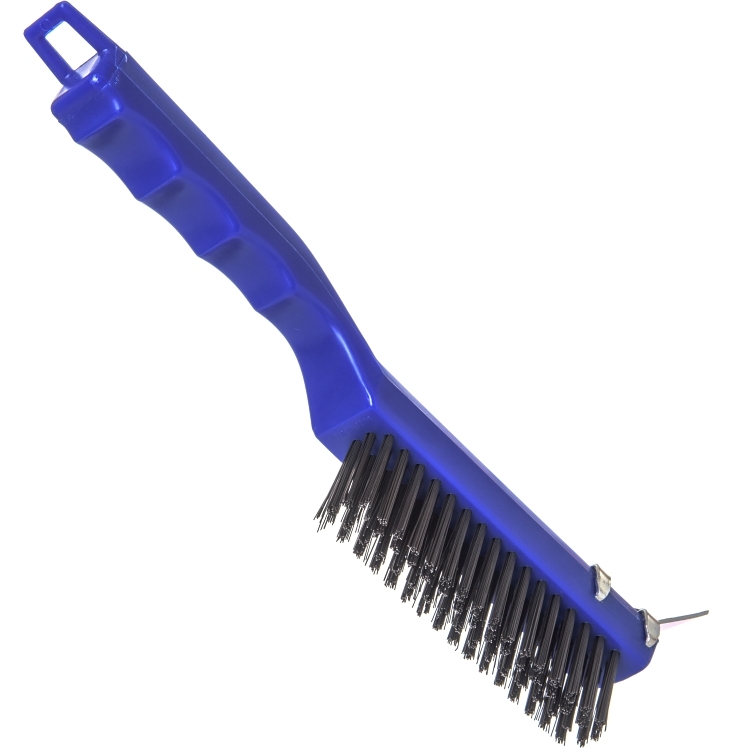 MR BBQ GRILL BRUSH WITH SCRAPER 11.5 INCH