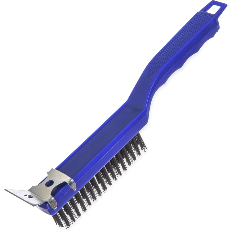 MR BBQ GRILL BRUSH WITH SCRAPER 11.5 INCH