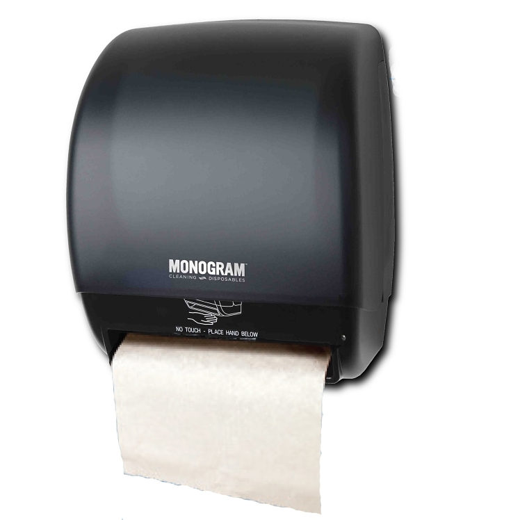 MONOGRAM DISPENSER TOWEL PLASTIC TOUCHLESS AUTOMATIC