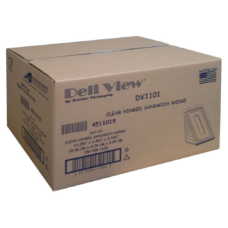 ANCHOR PACKAGING CONTAINER SANDWICH WEDGE