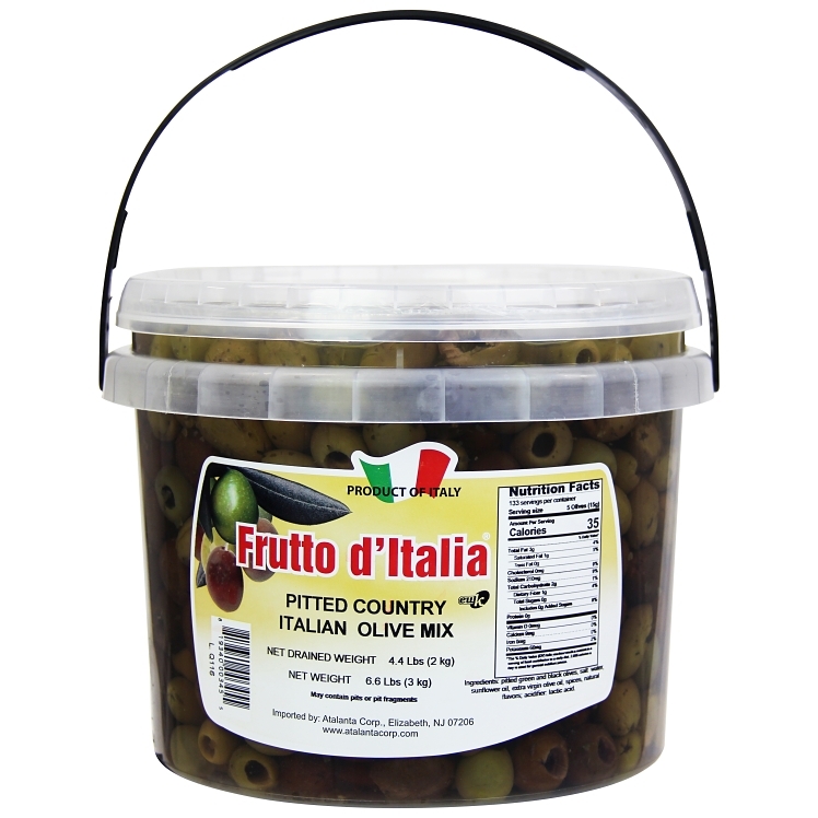 FRUTTO D ITALIA PITTED COUNTRY ITALIAN OLIVE MIX