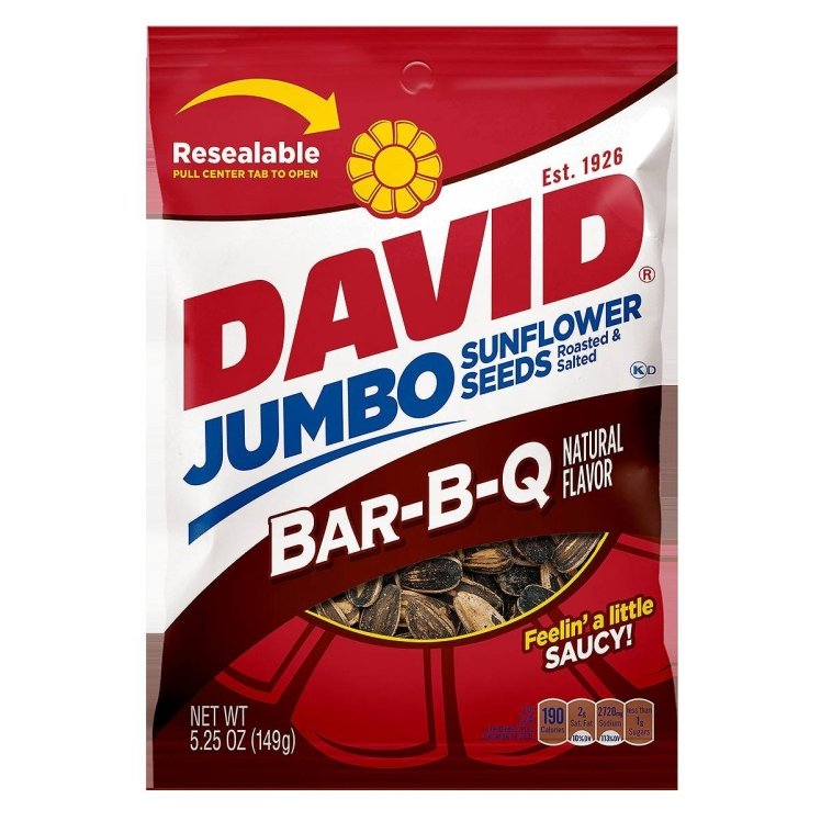 ORIGINAL DAVID & SON BBQ SUNFLOWER SEEDS