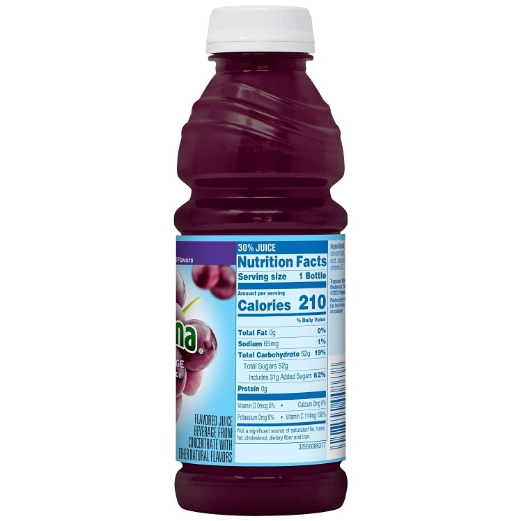TROPICANA JUICE GRAPE DRINK SHELF STABLE