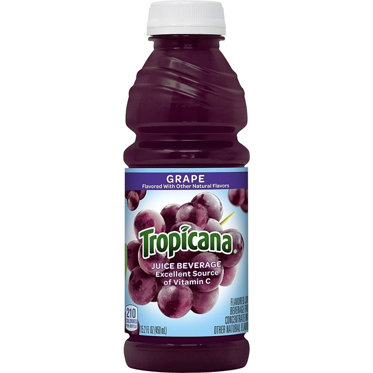 TROPICANA JUICE GRAPE DRINK SHELF STABLE