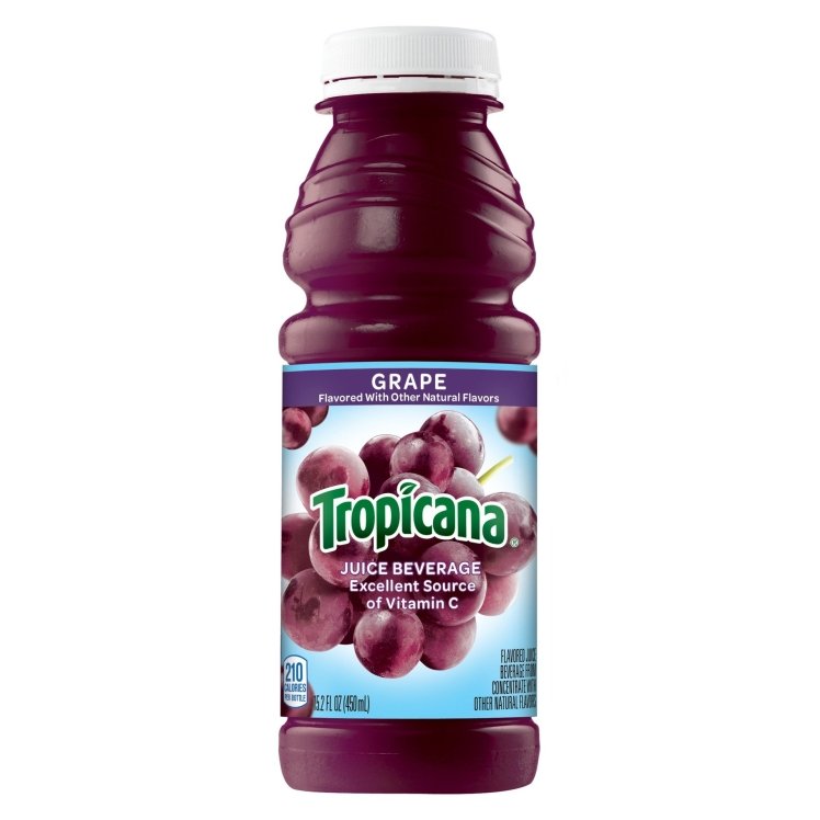 TROPICANA JUICE GRAPE DRINK SHELF STABLE