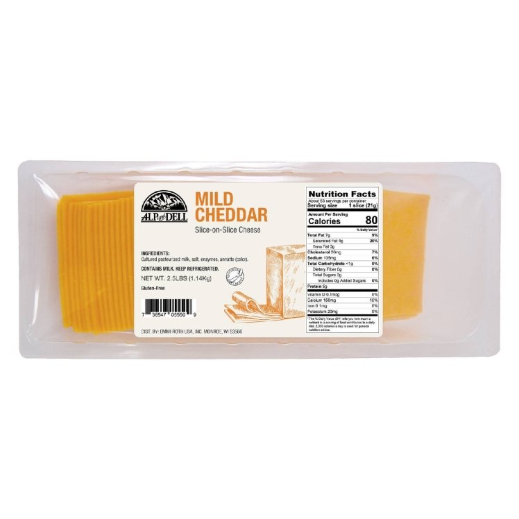 ALP AND DELL SLICED CHEESE MILD CHEDDAR
