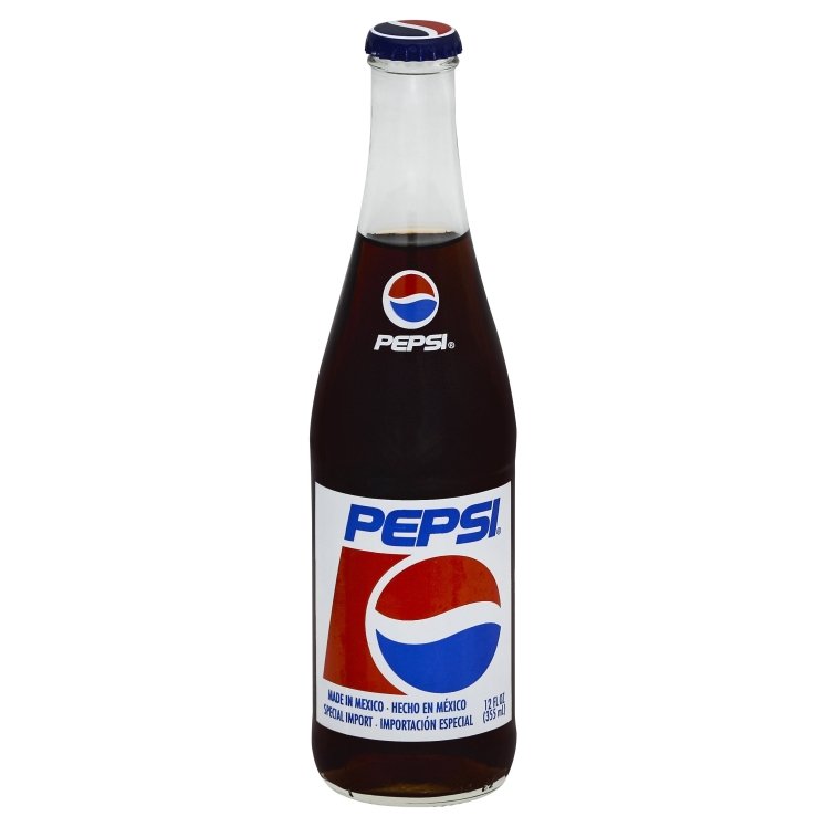 PEPSI GLASS BOTTLES MADE IN MEXICO