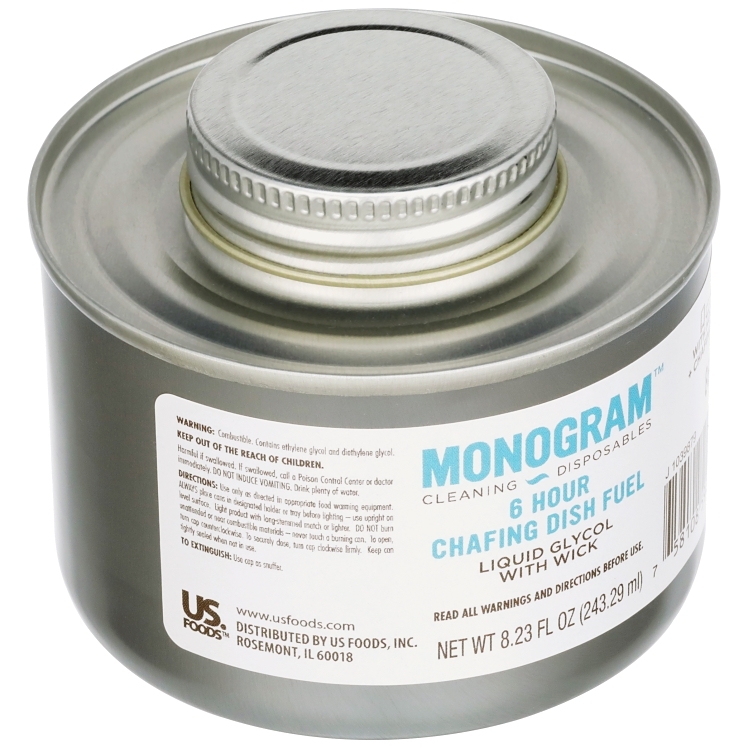 MONOGRAM CHAFING FUEL CAN 6 HOUR WICK