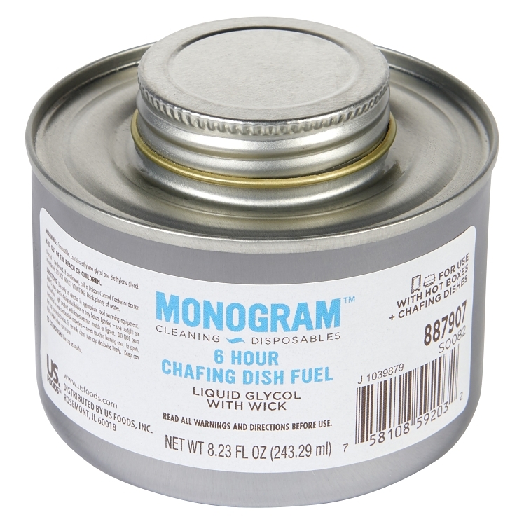 MONOGRAM CHAFING FUEL CAN 6 HOUR WICK