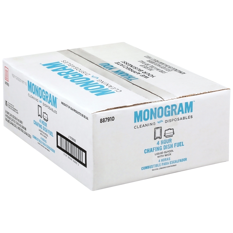 MONOGRAM FUEL CHAFING CAN 4 HOUR WICK WITH