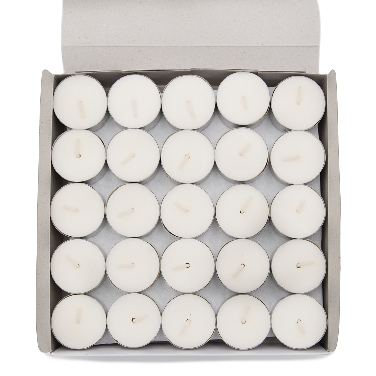 MONOGRAM TEALIGHT CANDLE 5-6 HOUR WAX