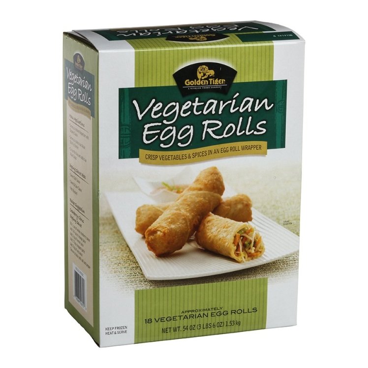 GOLDEN TIGER VEGETARIAN EGG ROLLS