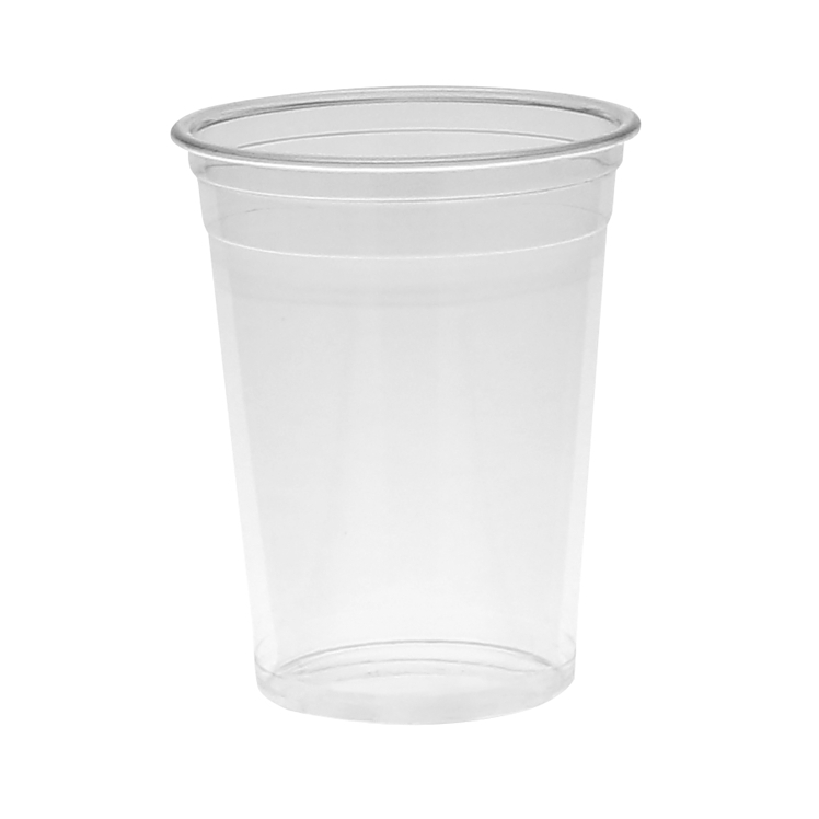 MONOGRAM CUP, PET PLASTIC 10 OZ COLD CLEAR