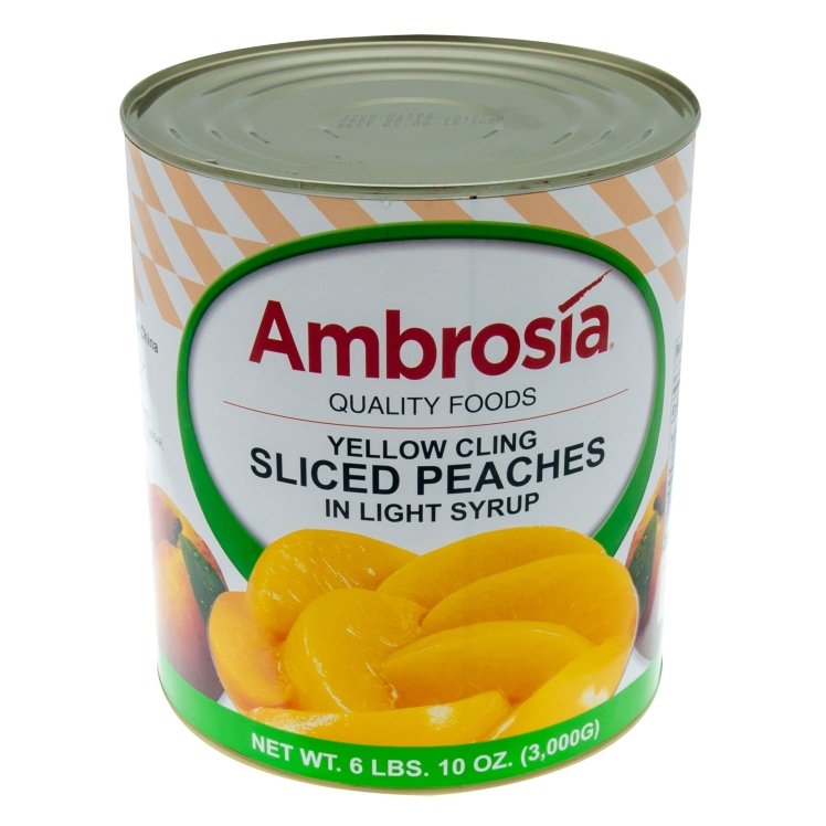 PACKER PEACH, SLICED IN LIGHT SYRUP CANNED
