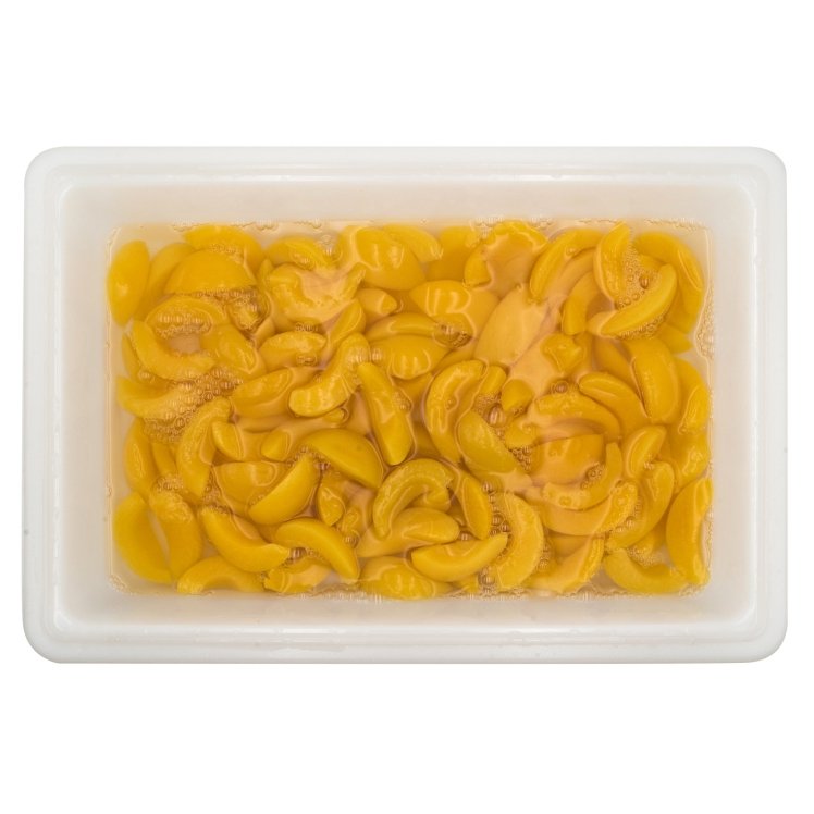 PACKER PEACH, SLICED IN LIGHT SYRUP CANNED