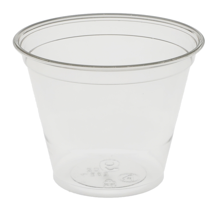 MONOGRAM 9 OZ CLEAR PET PLASTIC COLD CUPS