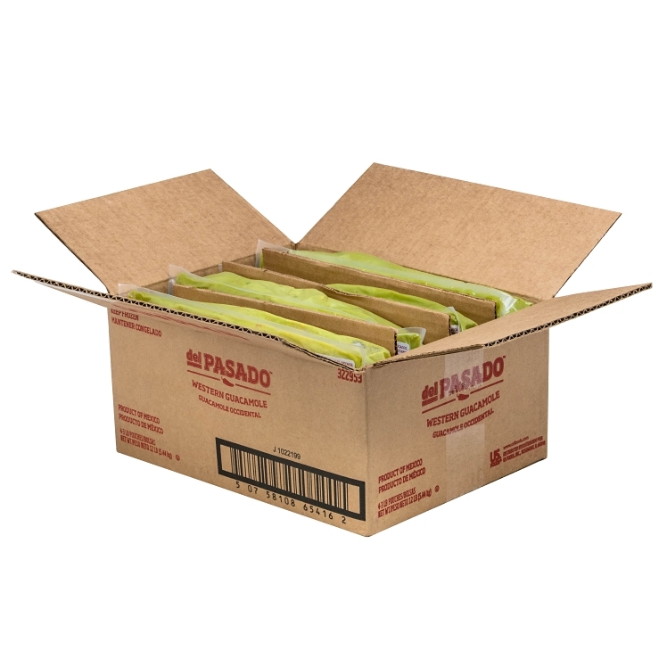 DEL PASADO BAG OF GUACAMOLE FROZEN WITH PICO DE GALLO