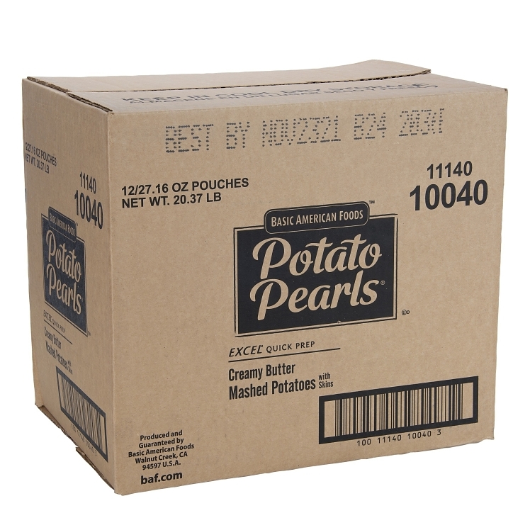 BASIC AMERICAN FOODS MASHED BUTTERED PEARL DEHYDRATED POTATO