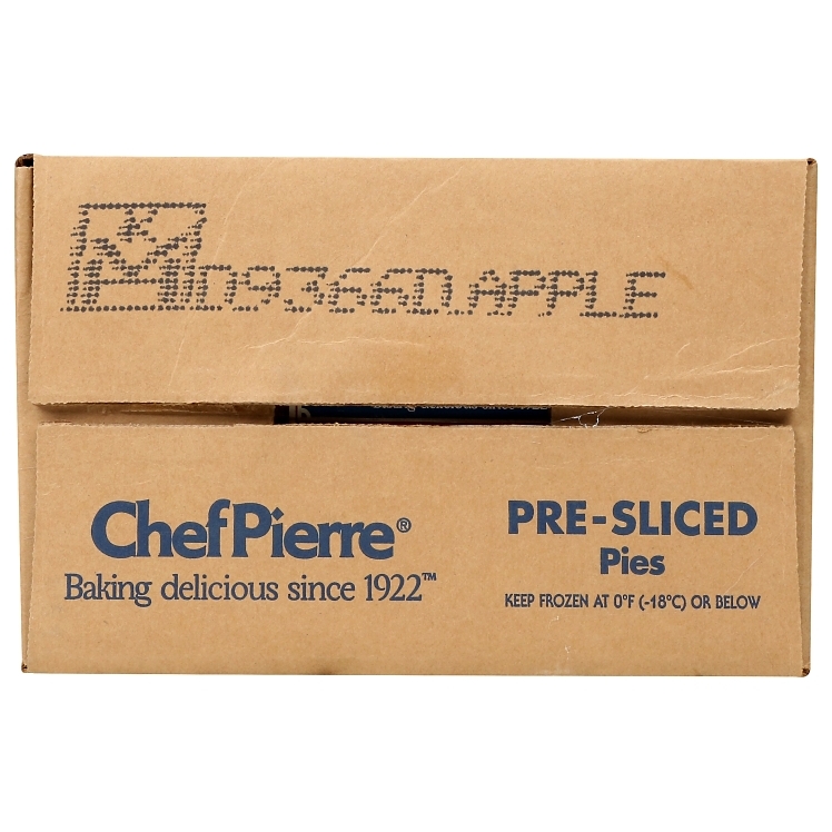 CHEF PIERRE APPLE PIE DUTCH 10 INCH 8 SLICES  PREBAKED FROZEN