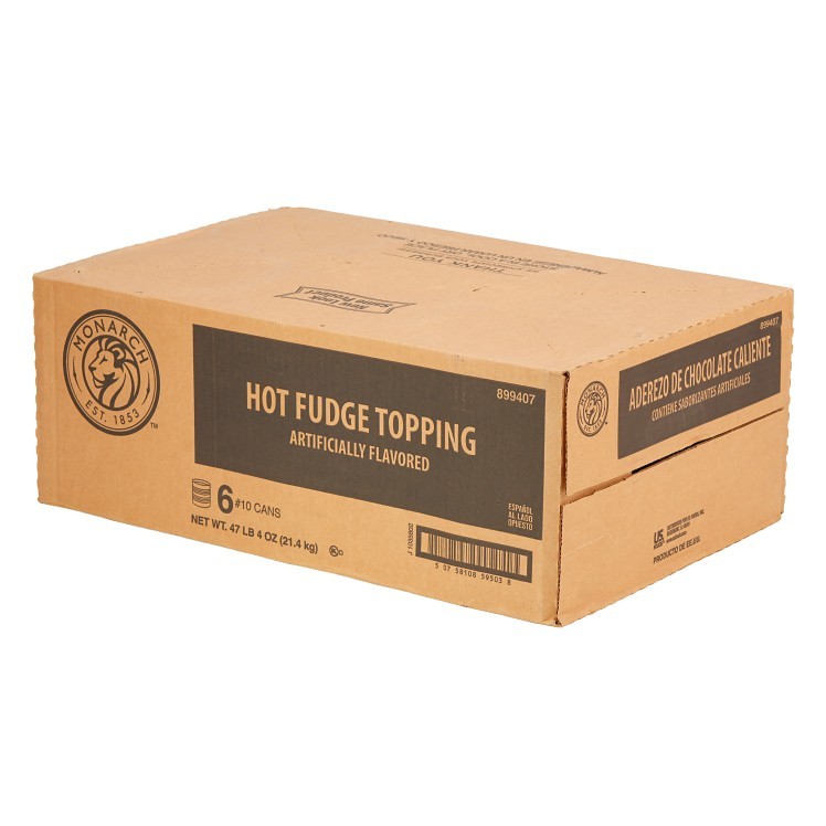 MONARCH HOT FUDGE LIQUID TOPPING