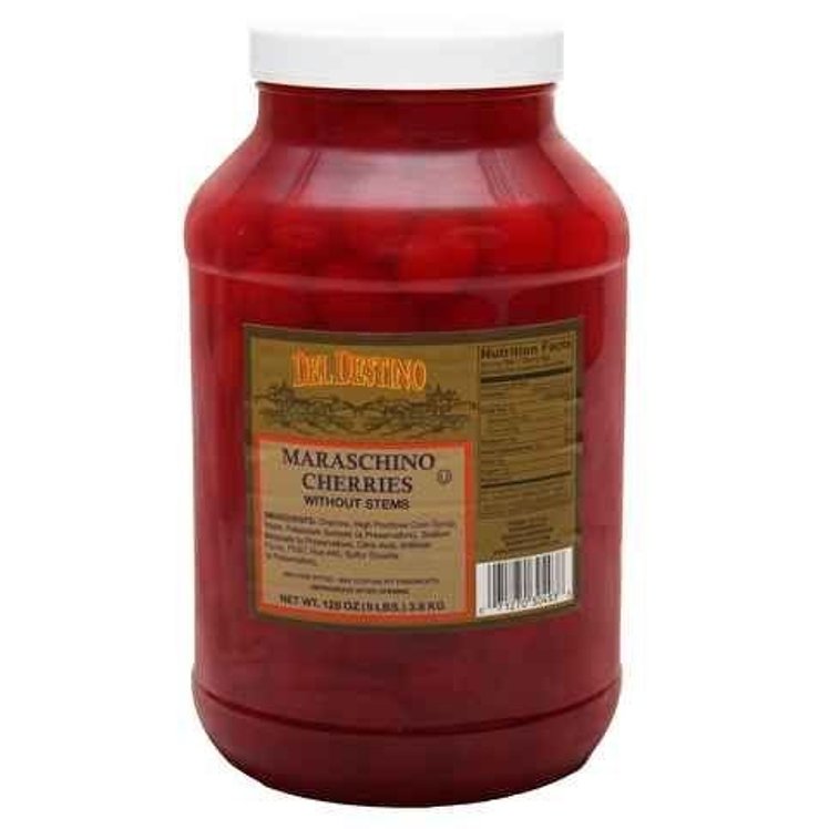 DEL DESTINO CHERRY MARASCHINO WHOLE WITHOUT STEM