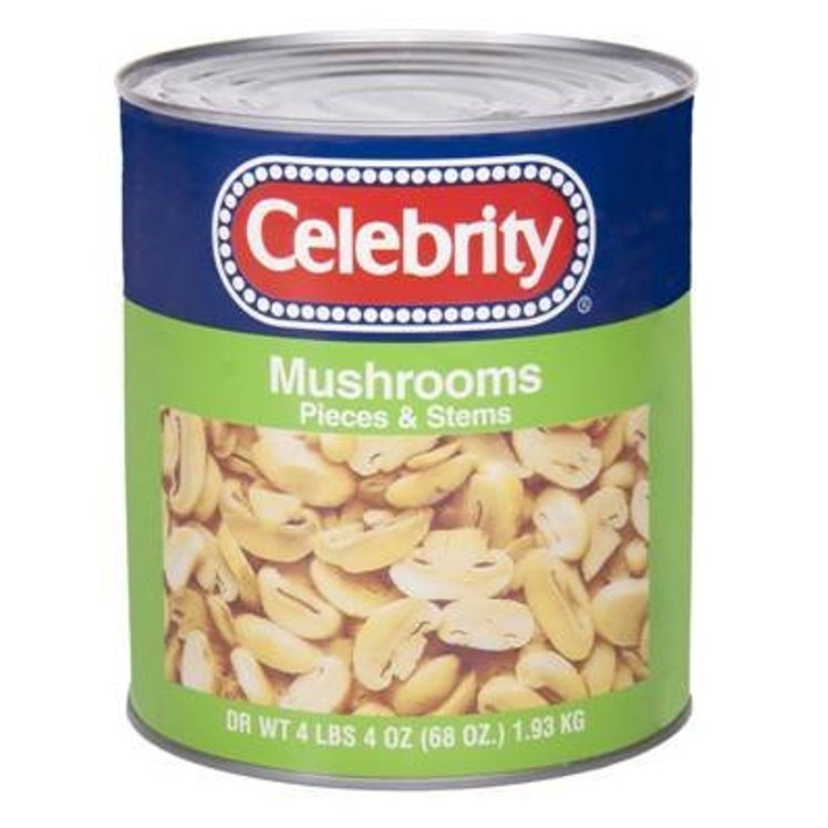 CELEBRITY ATALANTA MUSHROOM PIECES AND STEMS CANNED