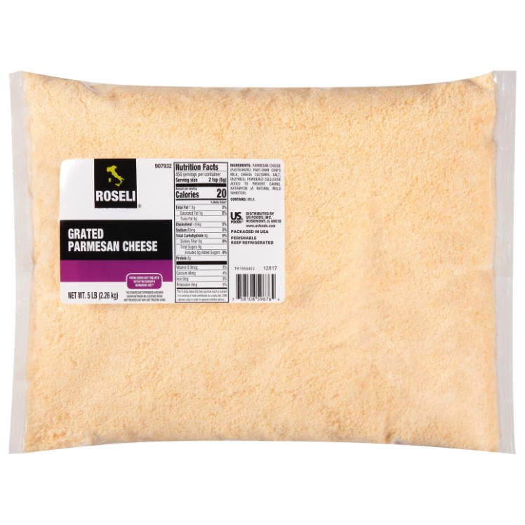 ROSELI PARMESAN CHEESE GRATED BAG