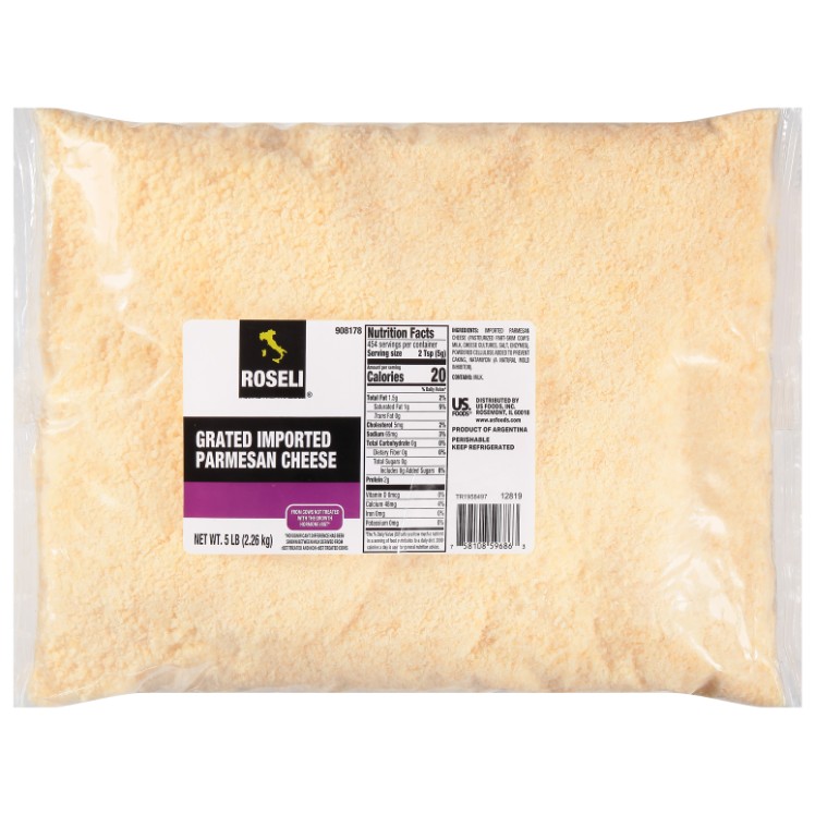 ROSELI GRATED PARMESAN CHEESE BAG