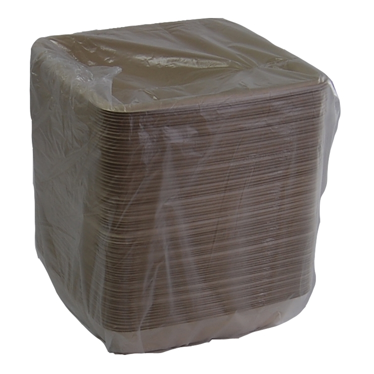 SABERT MOLDED FIBER CONTAINER 9X9 NATURAL