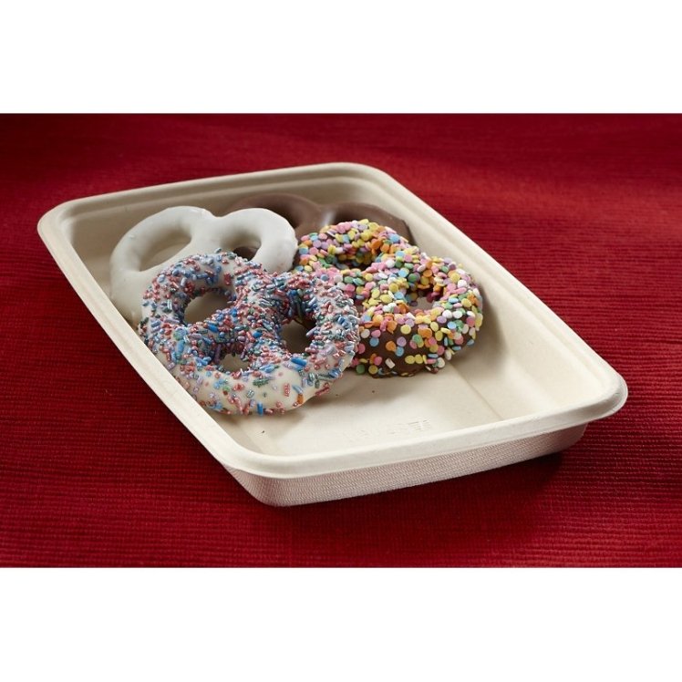 SABERT CONTAINER MOLDED FIBER 6X9 NATURAL