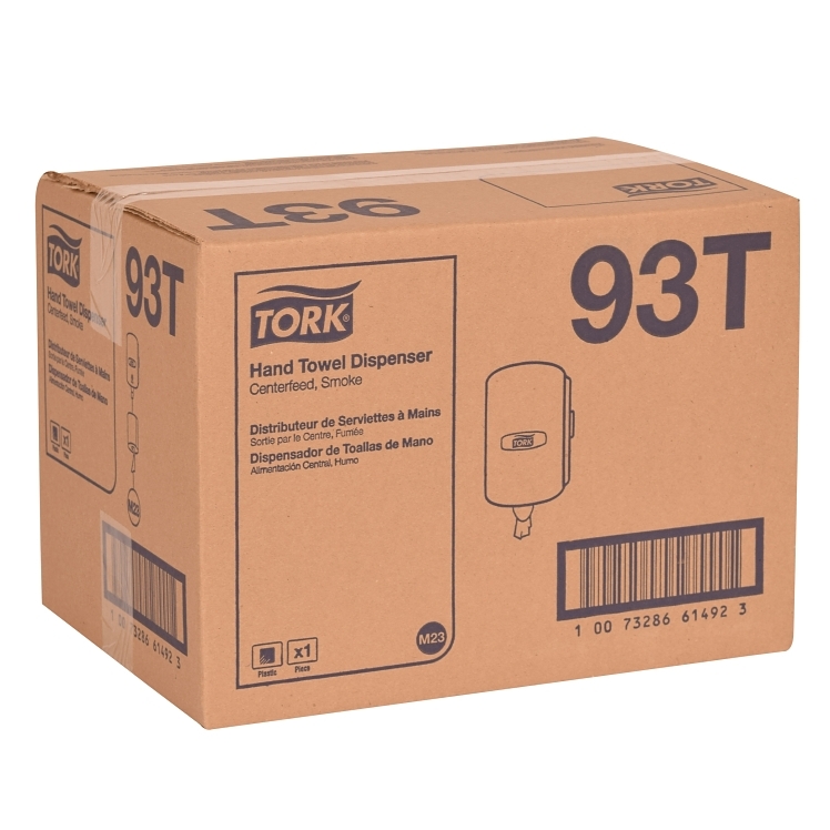 TORK HAND TOWEL DISPENS SMOKE CENTERFEED 93T CNTR