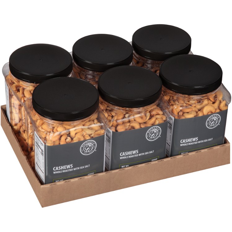 MONARCH CASHEW WHOLE ROASTED SALTED SHELL OFF