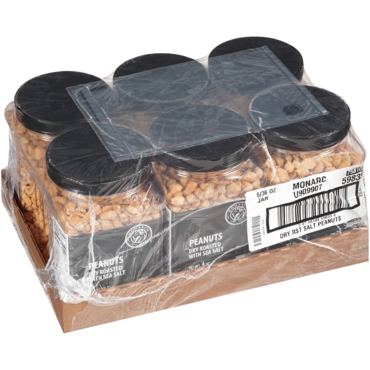 MONARCH PEANUT WHOLE DRY ROASTED SALTED SHELL