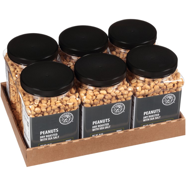 MONARCH PEANUT WHOLE DRY ROASTED SALTED SHELL